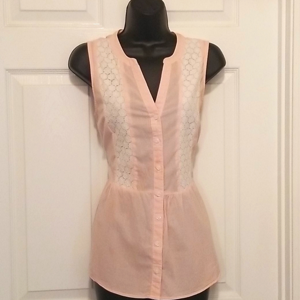 Pale pink blouse